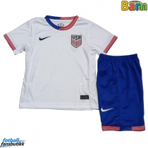 Forente Stater Hjemmedraktsett Barn Copa America 2024 Kortermet (+ Korte bukser)